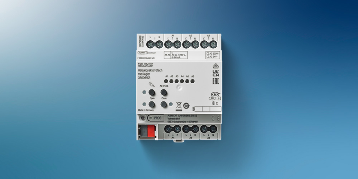 KNX Heizungsaktor 6-fach bei Gebrüder Hofmann Haustechnik GmbH in Nürnberg