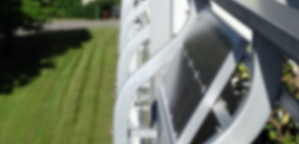 Balkon­kraftwerk bei Gebrüder Hofmann Haustechnik GmbH in Nürnberg